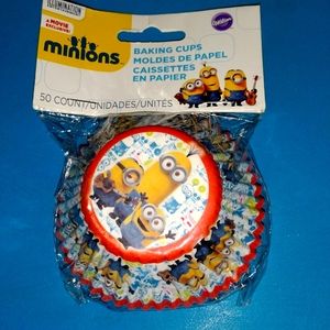 Wilton MINIONS Cupcake Baking 50 PC Cupcake Liners